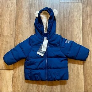 Baby Gap Sherpa Puffer Snow Jacket NWT